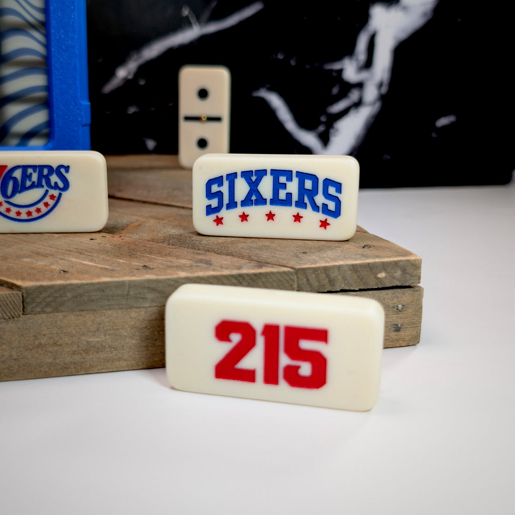 Philadelphia 76ers Double-Six Domino Set