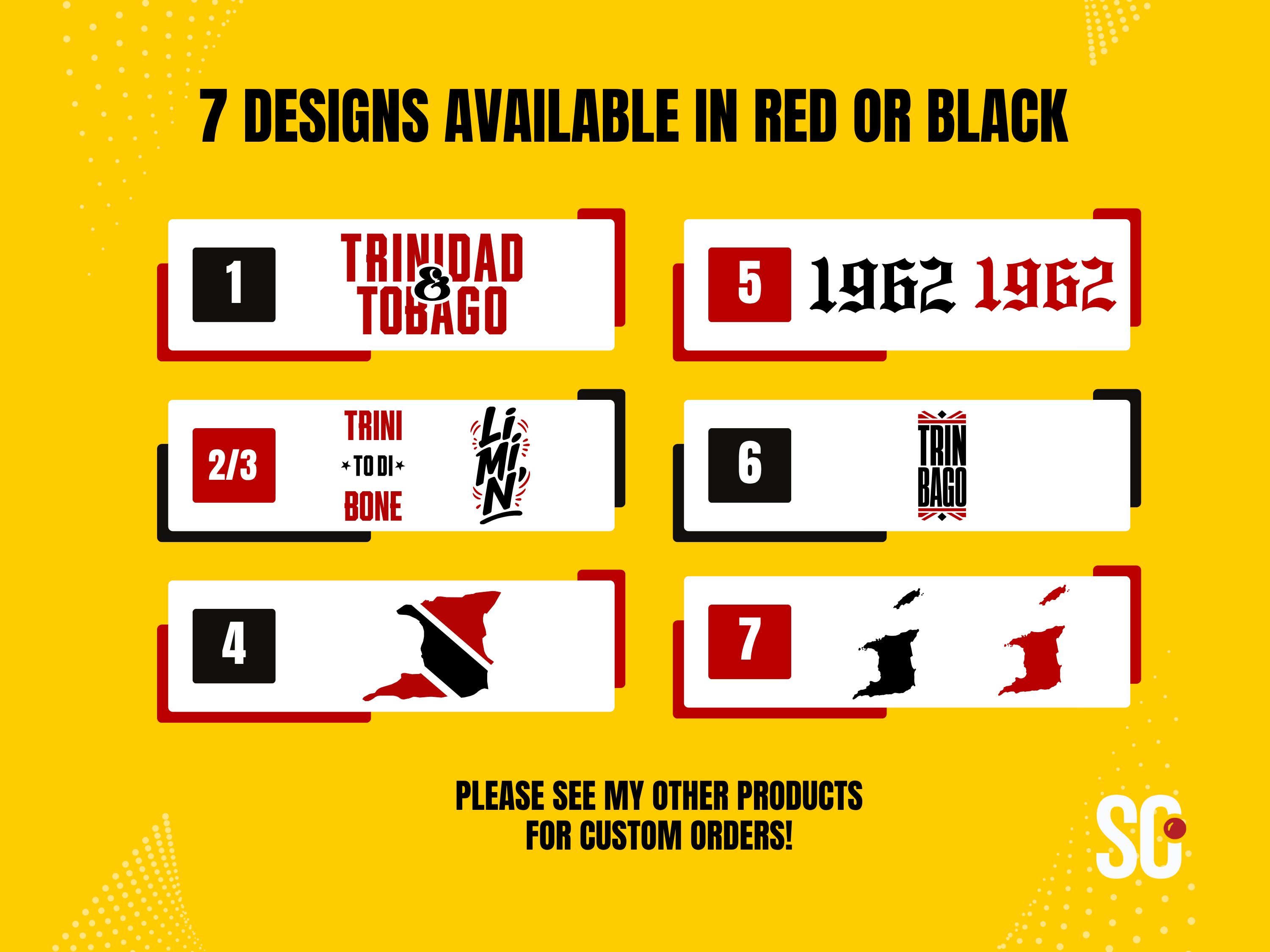Trinidad and Tobago Double-Six Domino Set