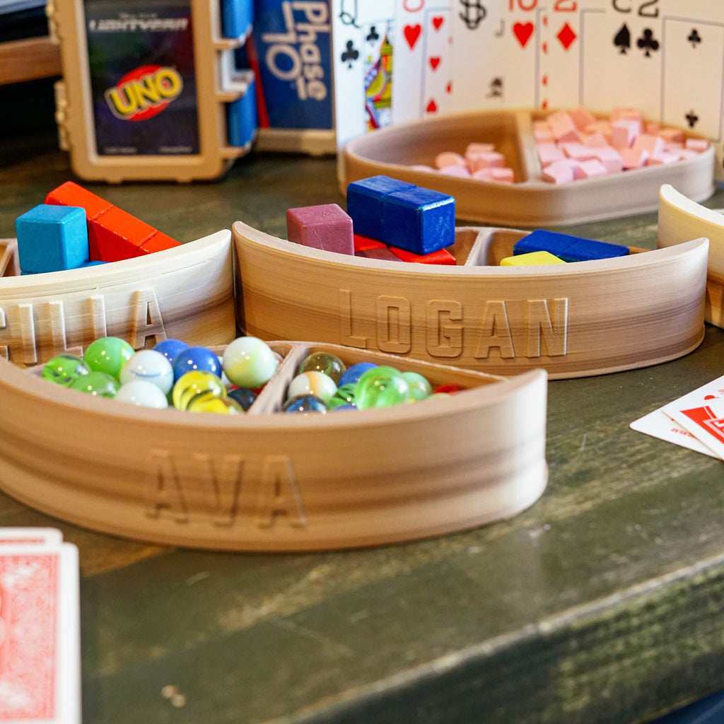 Board Game Piece Tray & Card Holder - So Genius IO
