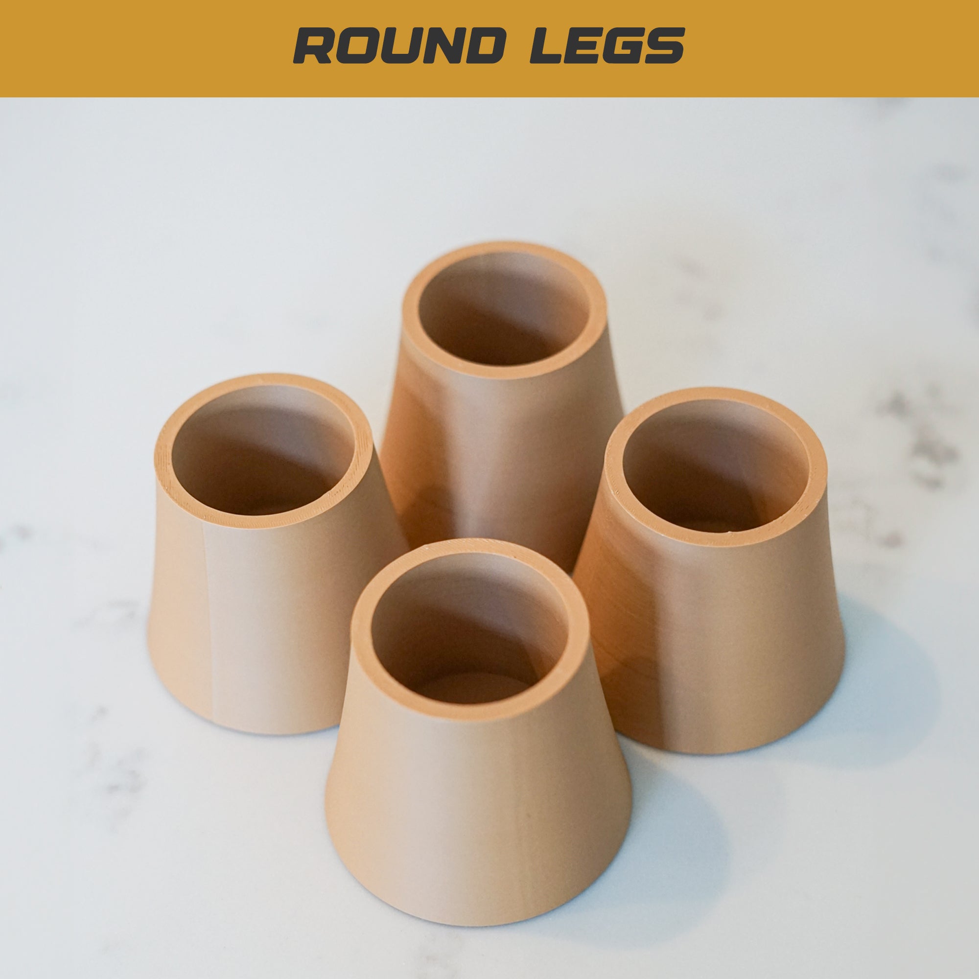 Custom Furniture Leg Risers (Set of Four) - So Genius IO