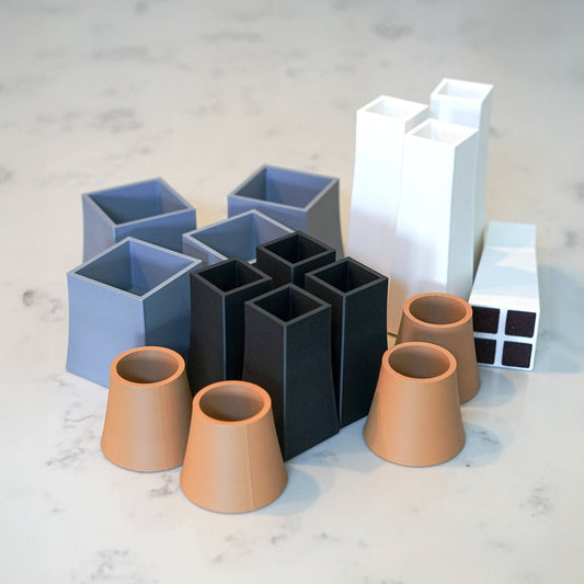 Custom Furniture Leg Risers (Set of Four) - So Genius IO