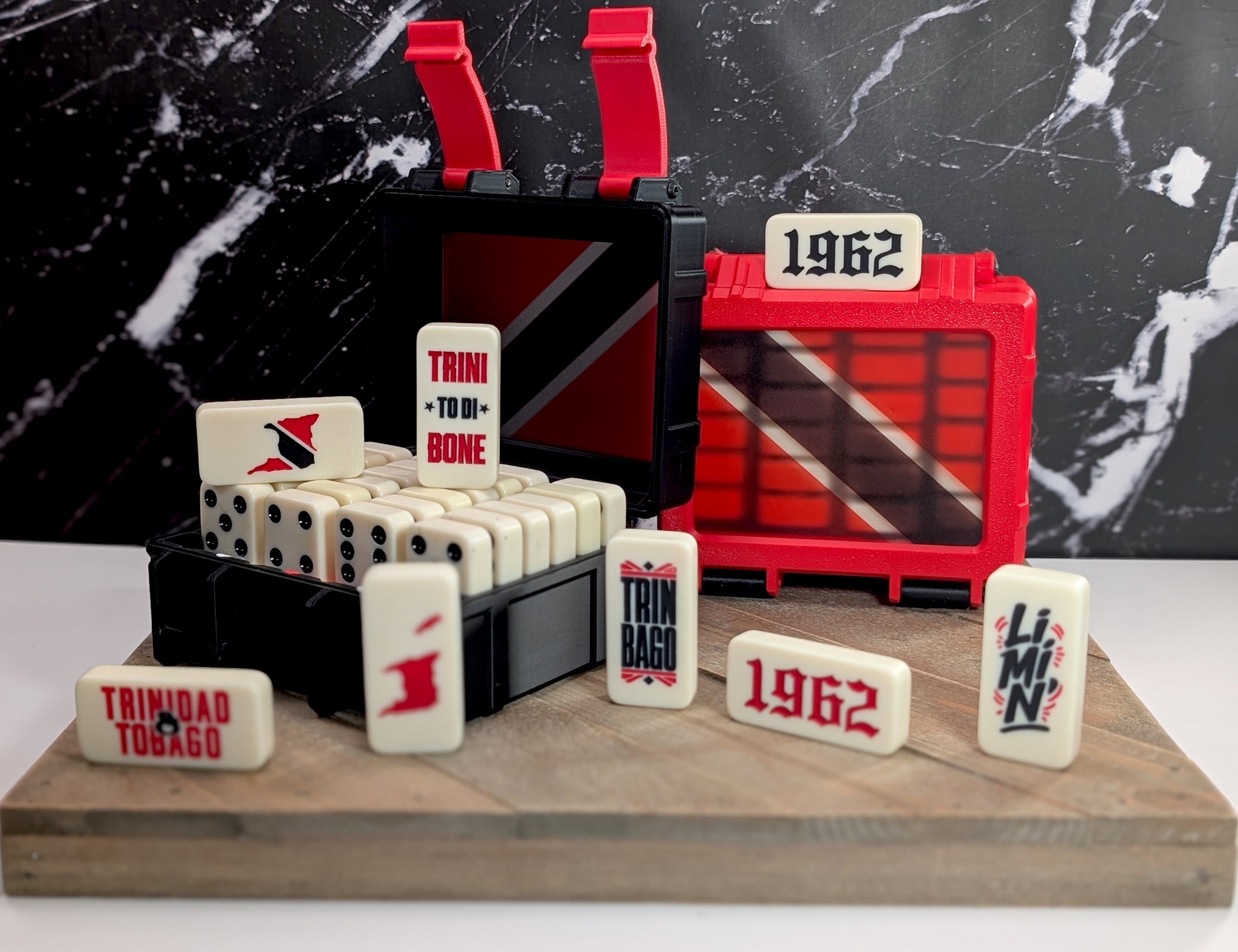 Trinidad and Tobago Double-Six Domino Set