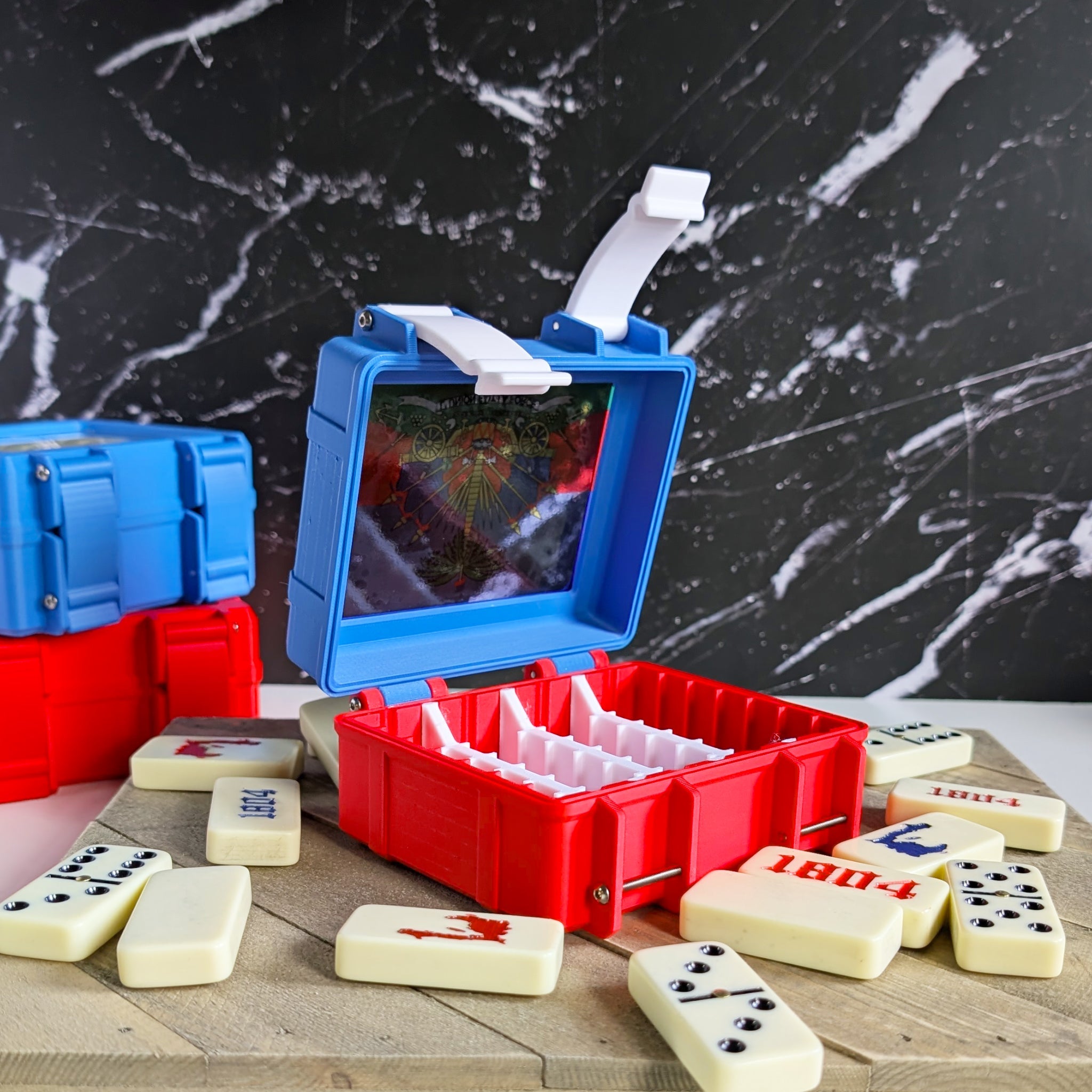 Haitian Flag Domino Set - So Genius IO
