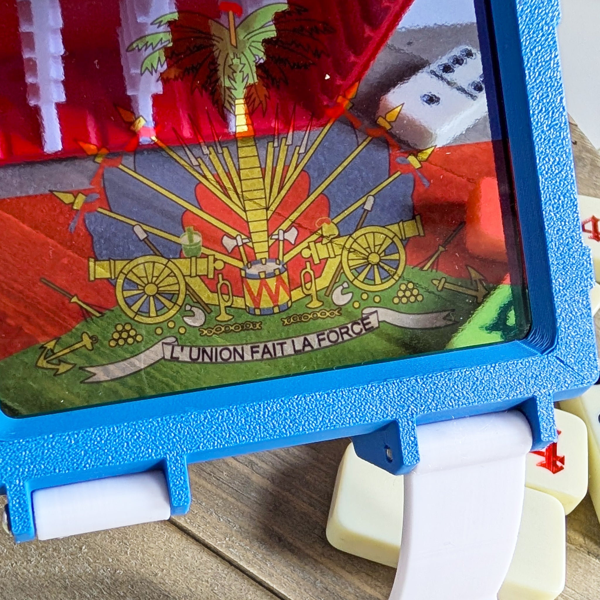 Haitian Flag Domino Set - So Genius IO