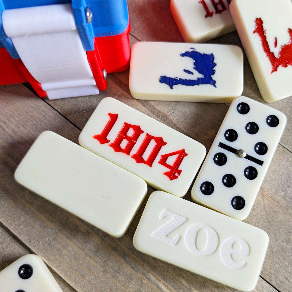 Haitian Flag Domino Set - So Genius IO