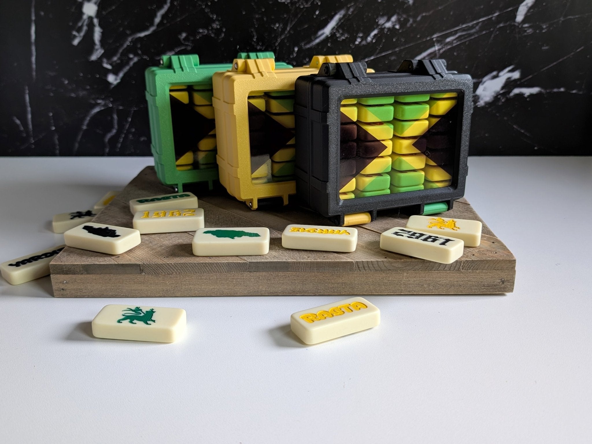 Jamaican Flag Domino Set - So Genius IO