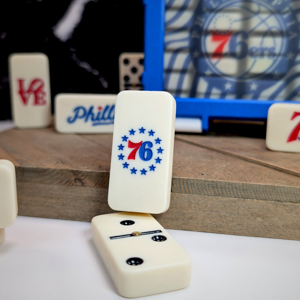 Philadelphia 76ers Double-Six Domino Set - So Genius IO