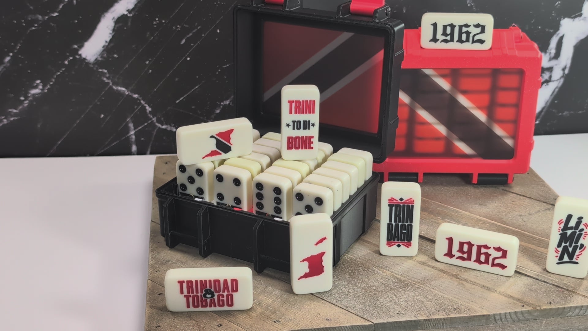 Trinidad and Tobago Double-Six Domino Set