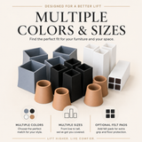 Custom Furniture Leg Risers (Set of Four)