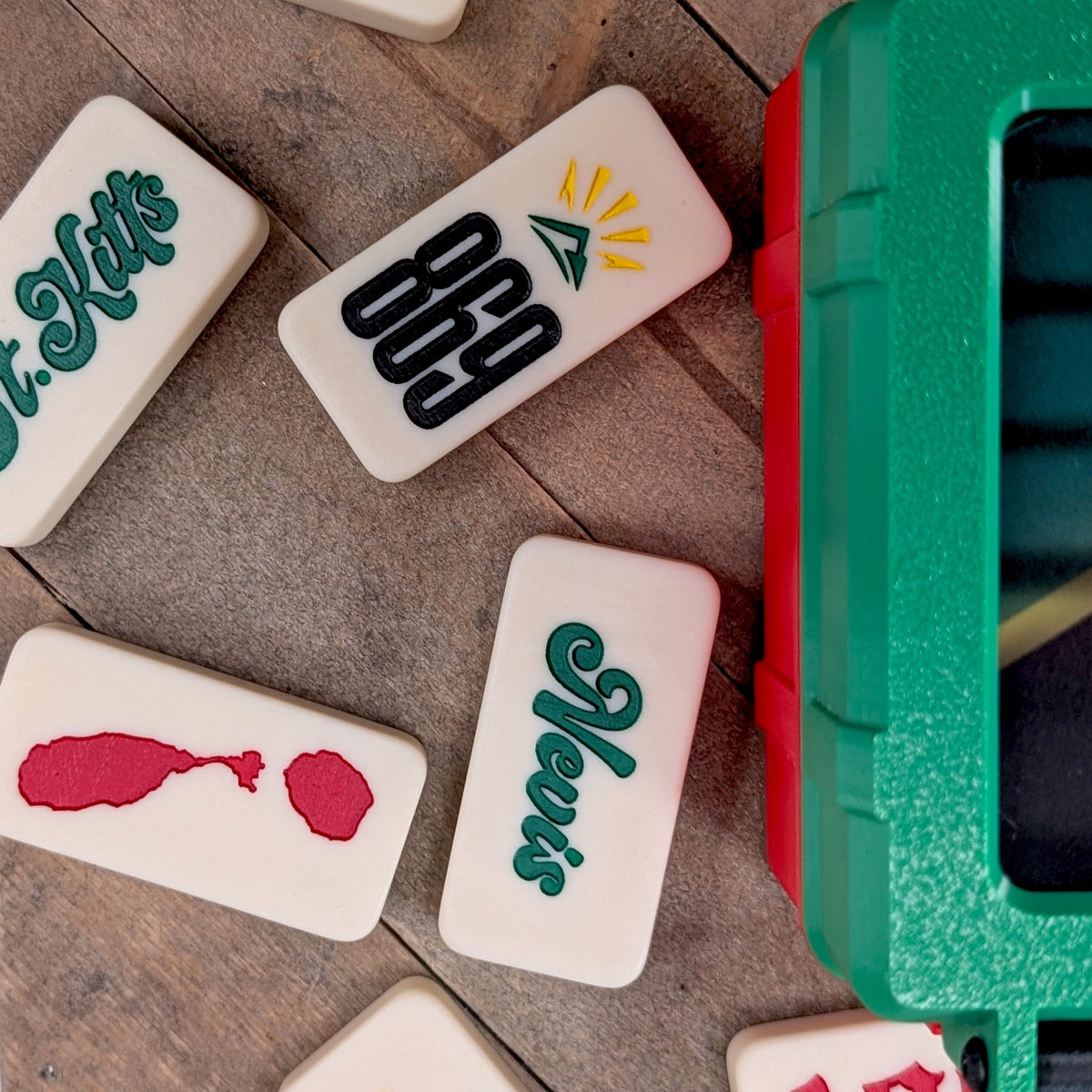 St. Kitts & Nevis Double-Six Domino Set - So Genius IO
