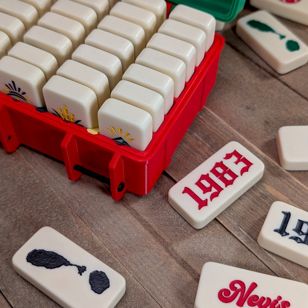St. Kitts & Nevis Double-Six Domino Set - So Genius IO
