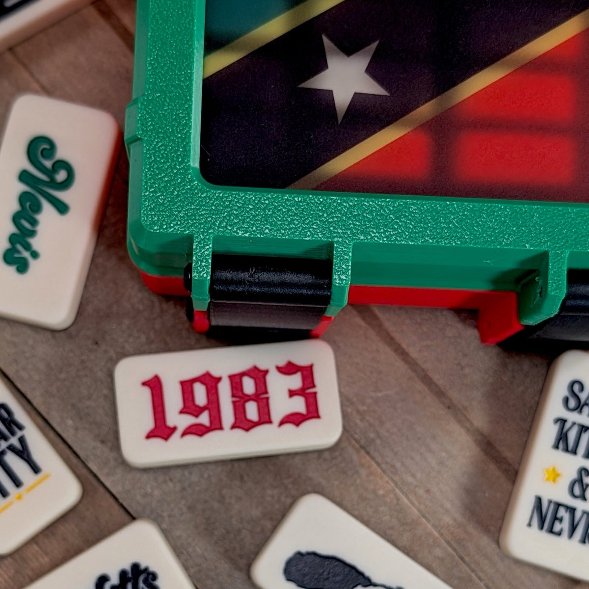 St. Kitts & Nevis Double-Six Domino Set - So Genius IO