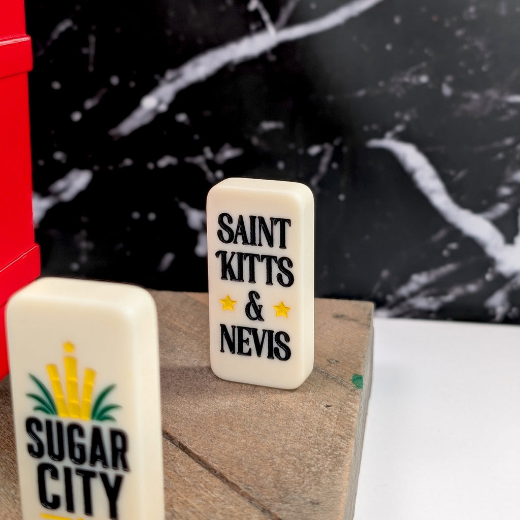 St. Kitts & Nevis Double-Six Domino Set - So Genius IO