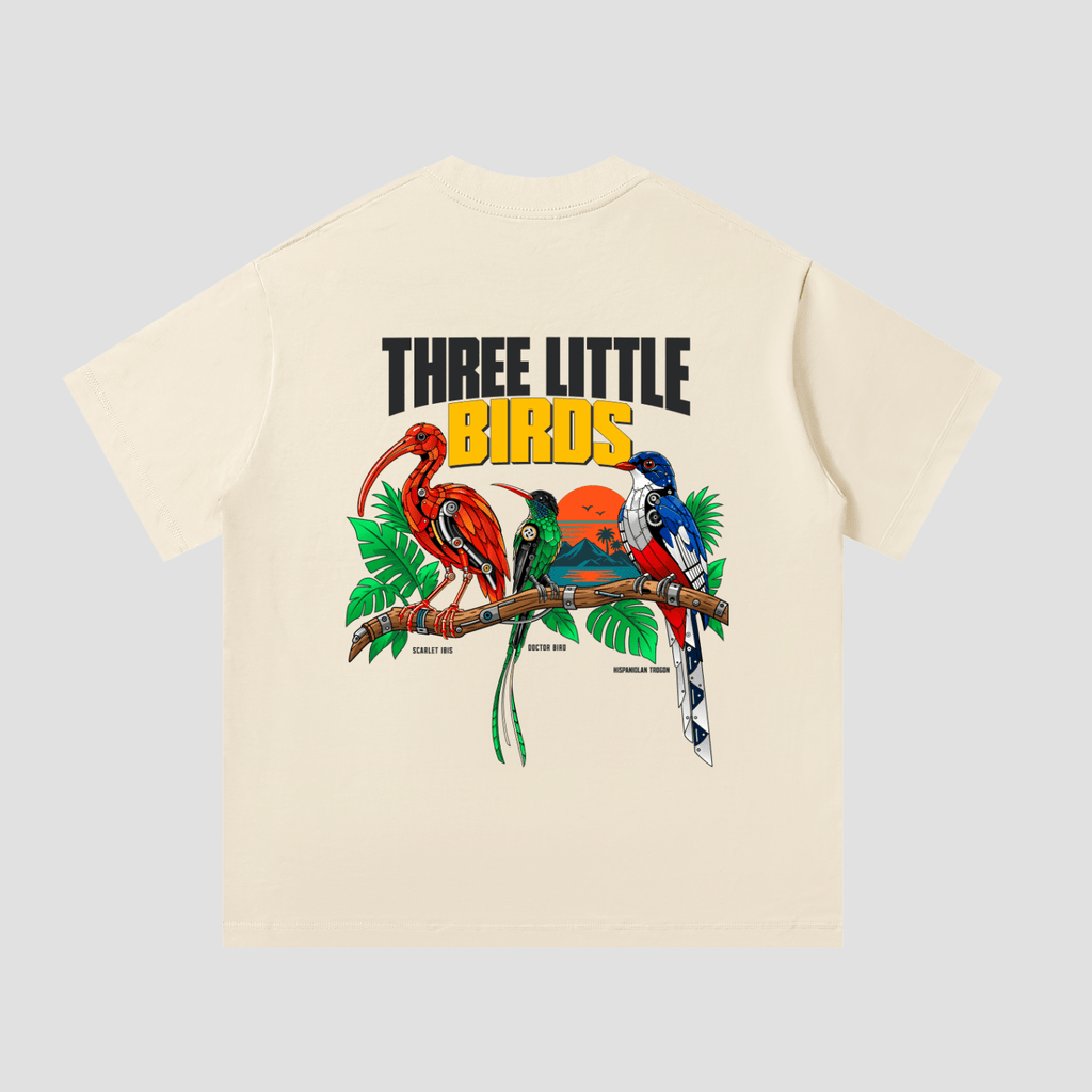 Three Little Birds Tee - So Genius IO