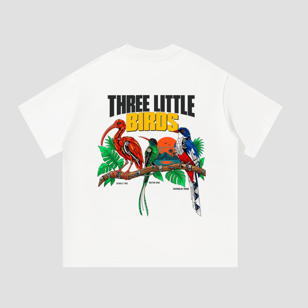 Three Little Birds Tee - So Genius IO